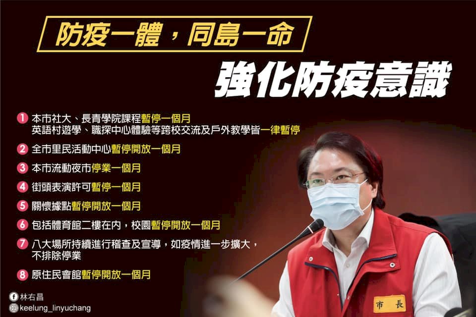 基隆出現確診 防疫立即升級