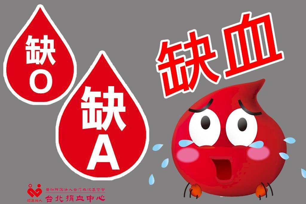 疫情衝擊血庫告急  台北A型、台中AB型剩不到4天