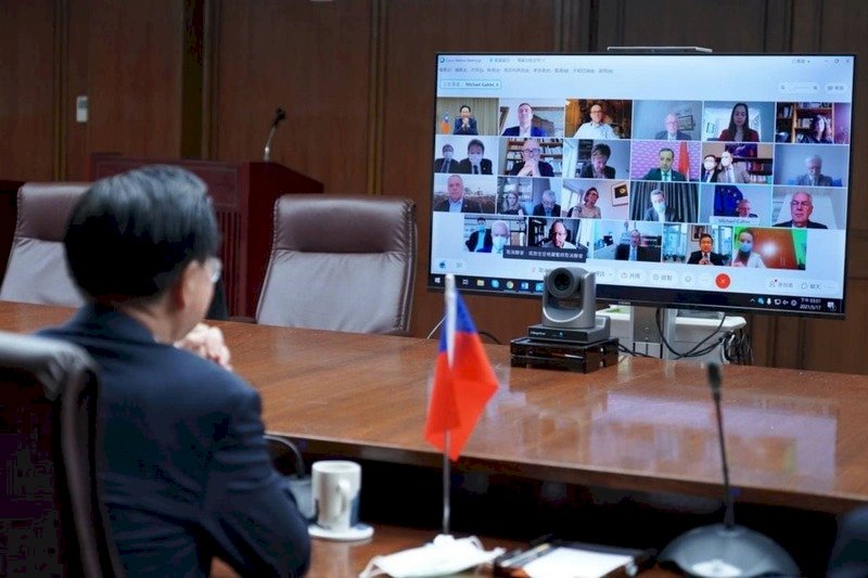 歐洲福爾摩沙俱樂部線上會議 吳釗燮感謝挺台
