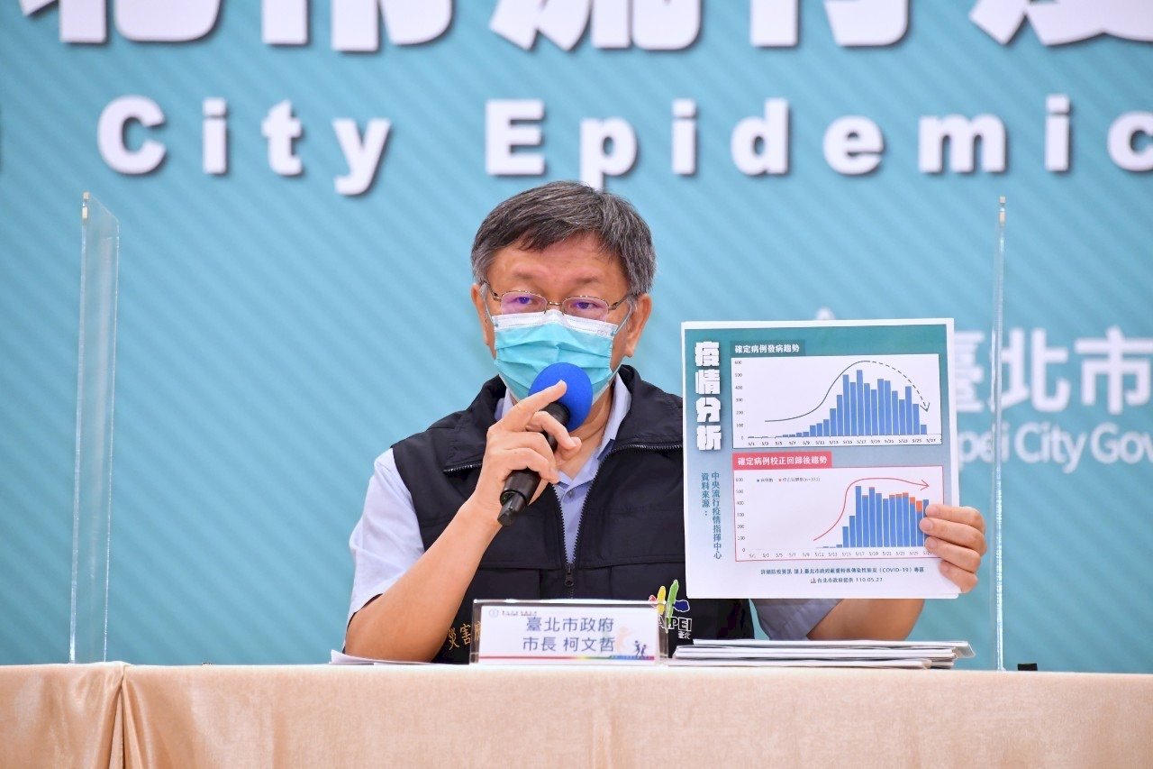 柯文哲：北市病床下週增至1300 醫療量能應可撐住