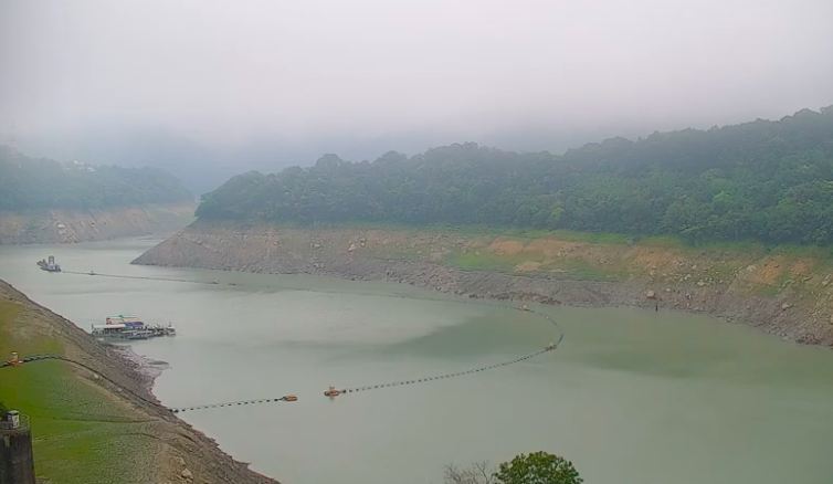 桃園下雨水利署放焰劑助攻 石門水庫即時影像夯