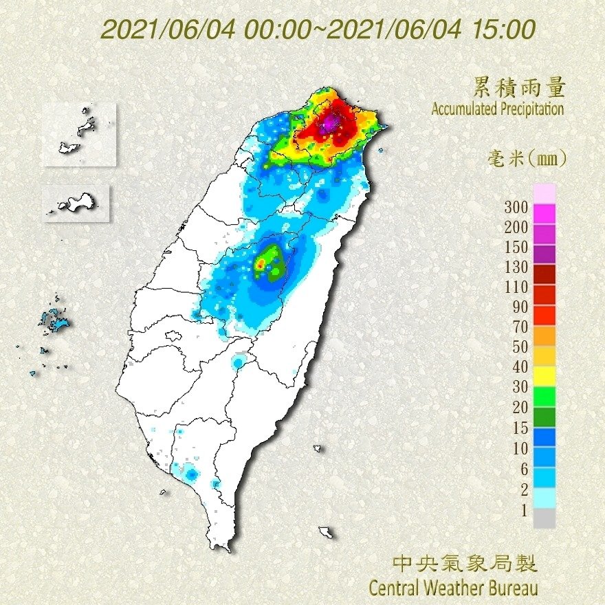 輕颱、梅雨、午後對流交鋒 全台雷雨、豪雨大作