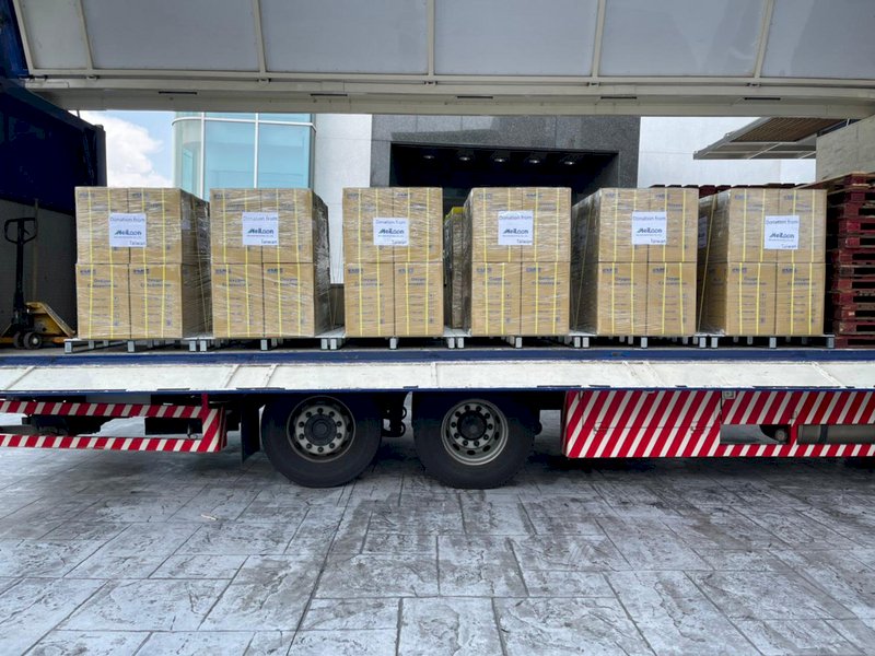 憂心印尼疫情 台商美隆工業援贈100台製氧機