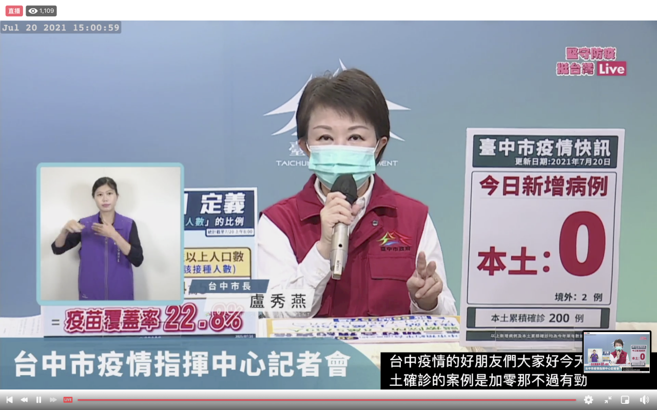 台中「社交距離管理員」成效佳 盧秀燕宣布：百貨、賣場及市場也要設置