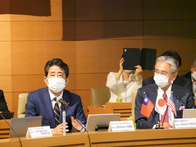 安倍晉三：發生在香港的事不能在台灣發生