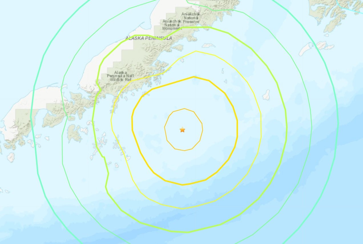 阿拉斯加外海規模8.2地震 發布海嘯警報