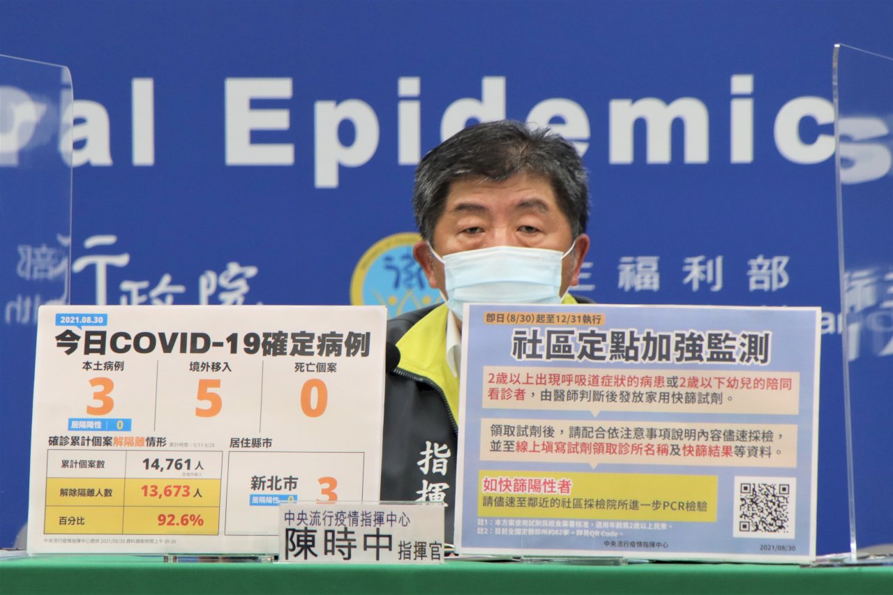 9/6後降級可能性低 陳時中：考慮增雙鐵運量、開放運動場所淋浴間
