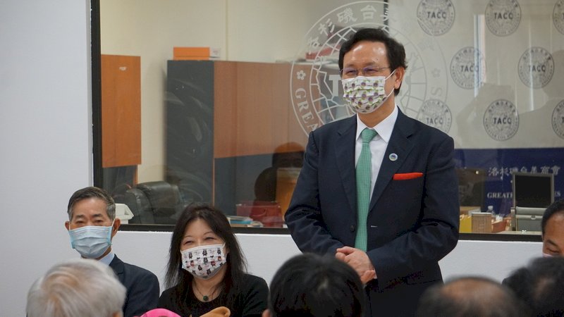 童振源訪洛杉磯 盼連結台美商機壯大台灣