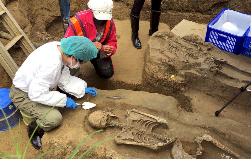 嘉義鐵路高架化挖到2500年前遺骸出土 初判一對男女親屬