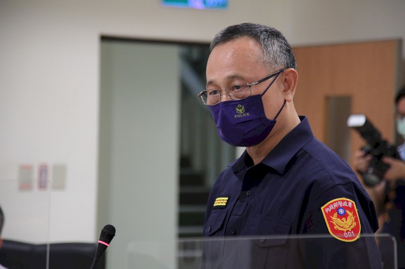 警政署長陳家欽確診 無明顯症狀