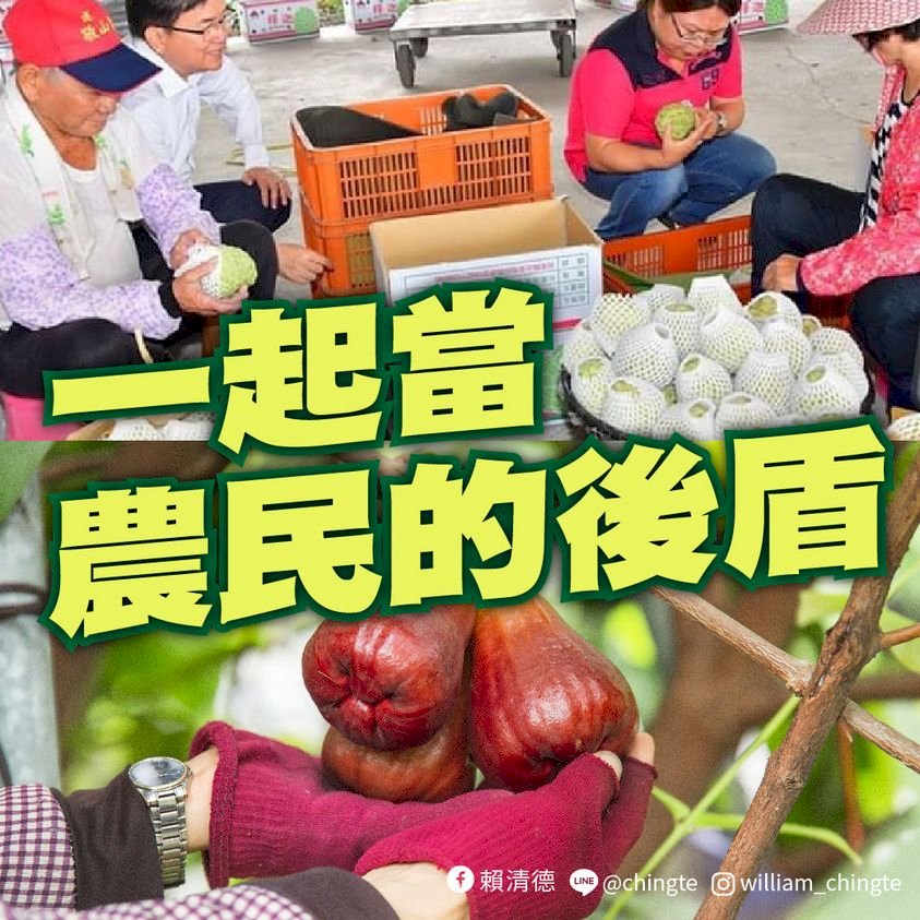 釋迦蓮霧遭禁 賴清德：國際會質疑中國市場誠信