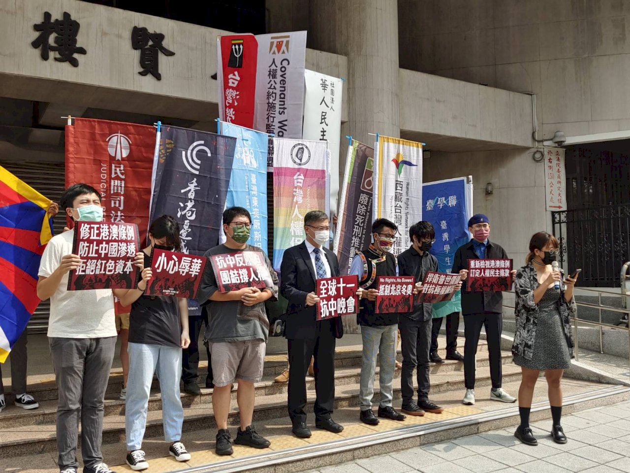 十一抗中晚會今登場 在台港人向習近平「贈慶」（影音）