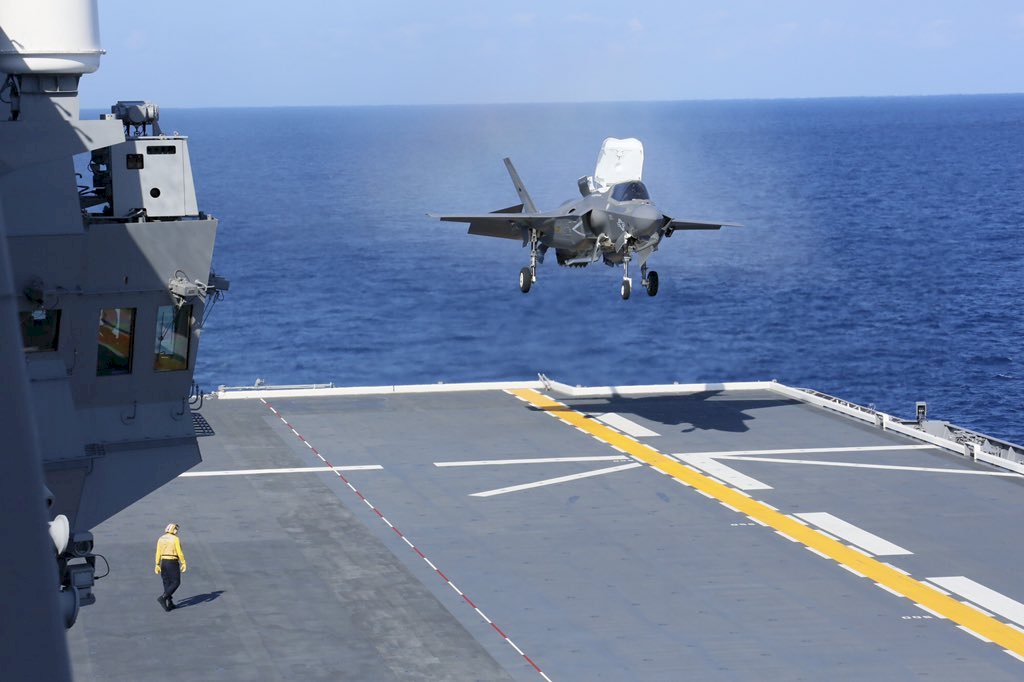 試驗成功！ F-35B成功在日本「出雲號」起降