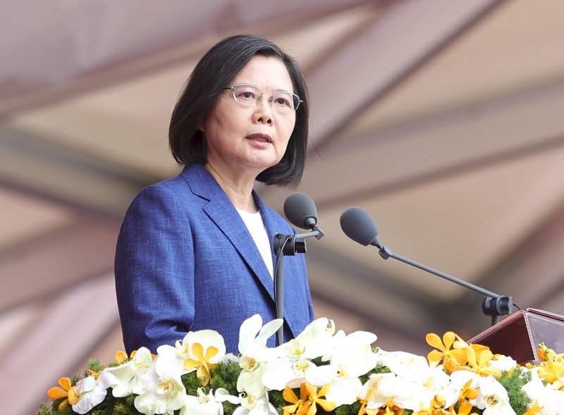 國慶談話 總統：展現防衛決心 確保不被逼迫走向中國設定路徑