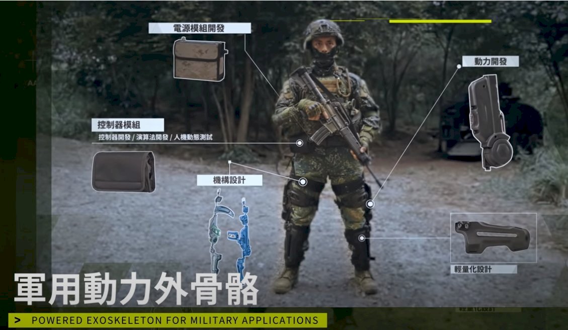 打造國軍鋼鐵人  中科院野戰型外骨骼系統曝光(影音)