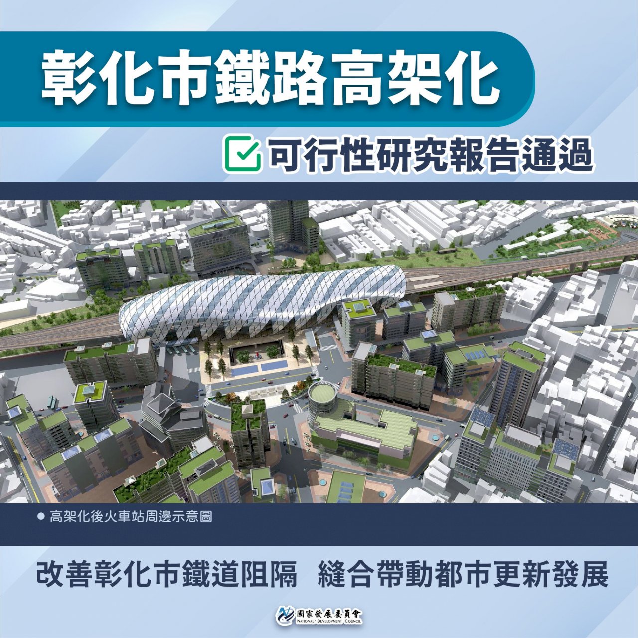 彰市鐵路高架、高捷小港林園線  國發會通過可行性研究