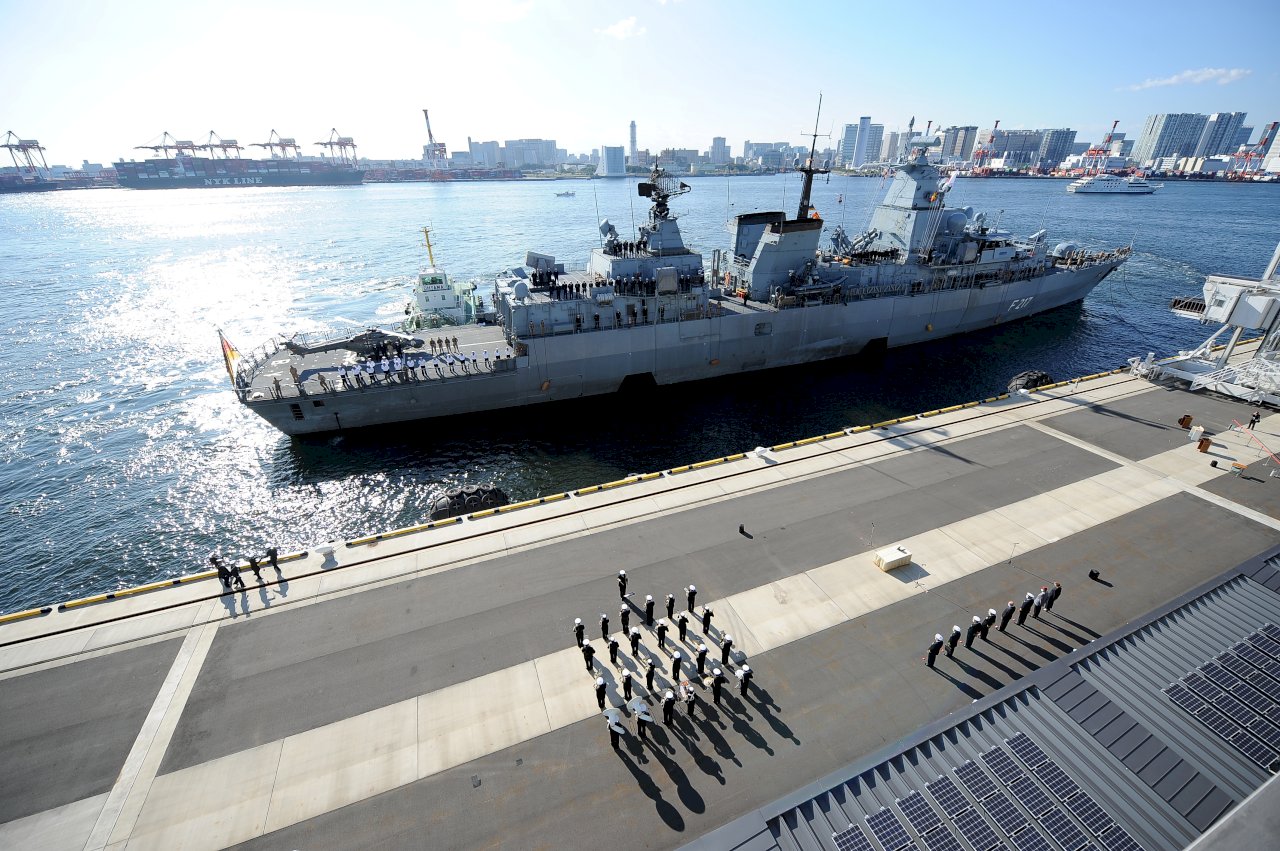 德艦巡航印太 海軍首長：展現德對區域長期承諾