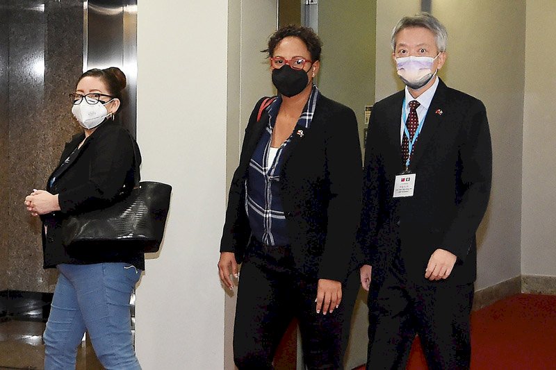 結束訪台行程  貝里斯議長伍姿搭機離台