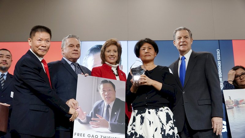 高智晟張展獲林昭自由獎  美官員呼籲中國放人