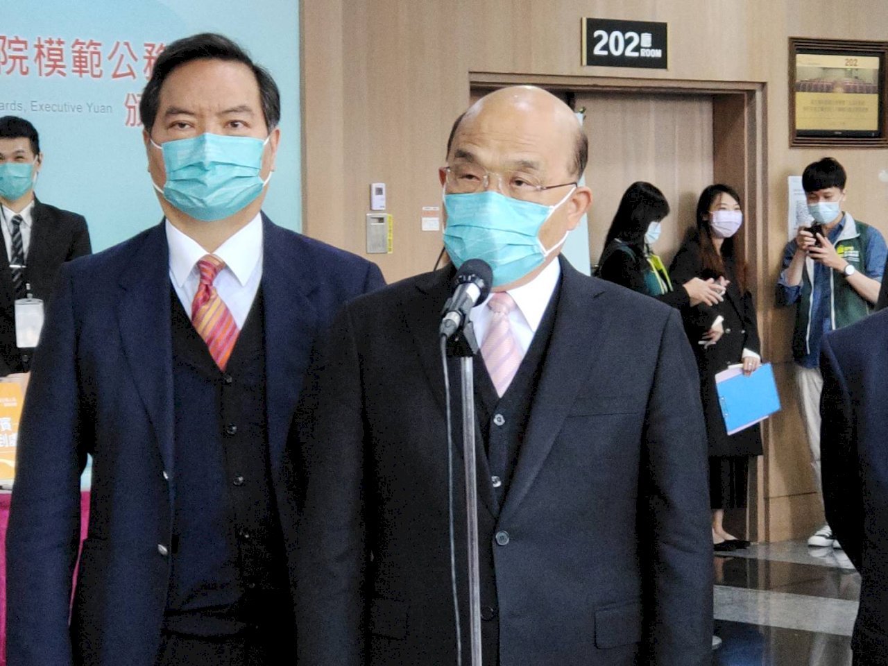 中研院P3實驗室人員確診 蘇揆：總統第一時間下達指示應處