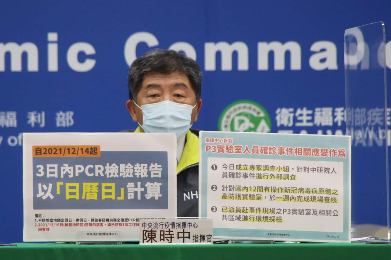 首起實驗室染疫 指揮中心一週內查核全台12間COVID-19實驗室