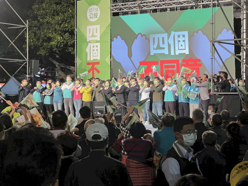民進黨傳公投績效有「獎」黨內反應有冷有熱
