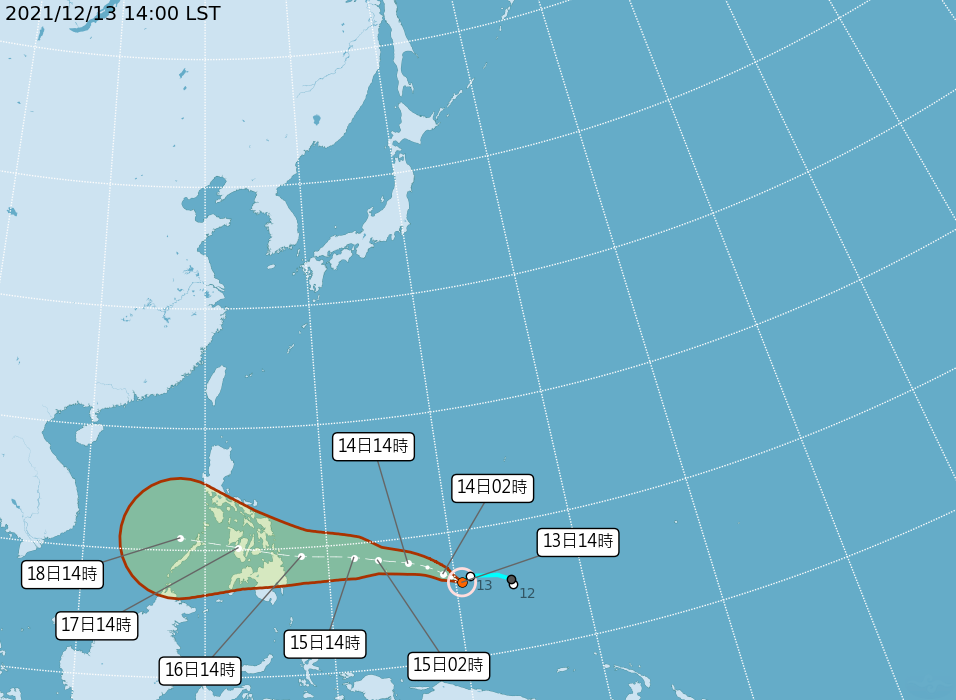 下一波東北季風17日增強 &nbsp;輕颱雷伊對台無直接影響