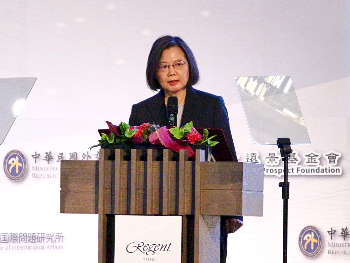 總統：台灣不會屈服於壓力 致力維護印太地區和平