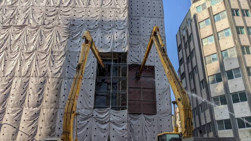 高雄城中城開拆  預計2022年4月底完成
