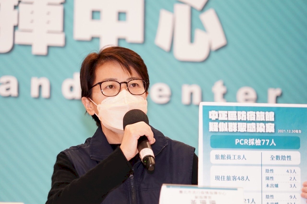 北市防疫旅館疑再傳群聚感染 黃珊珊：較可能是人員疏忽導致