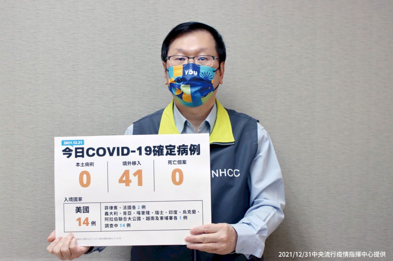 境外移入41例再創單日新高 美國佔大宗