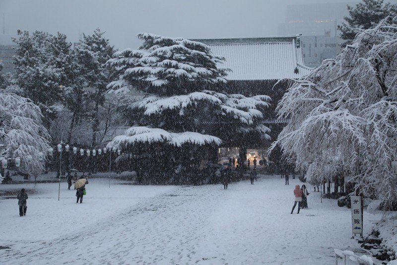 日本氣象廳：日本海一側 22至23日可能下大雪