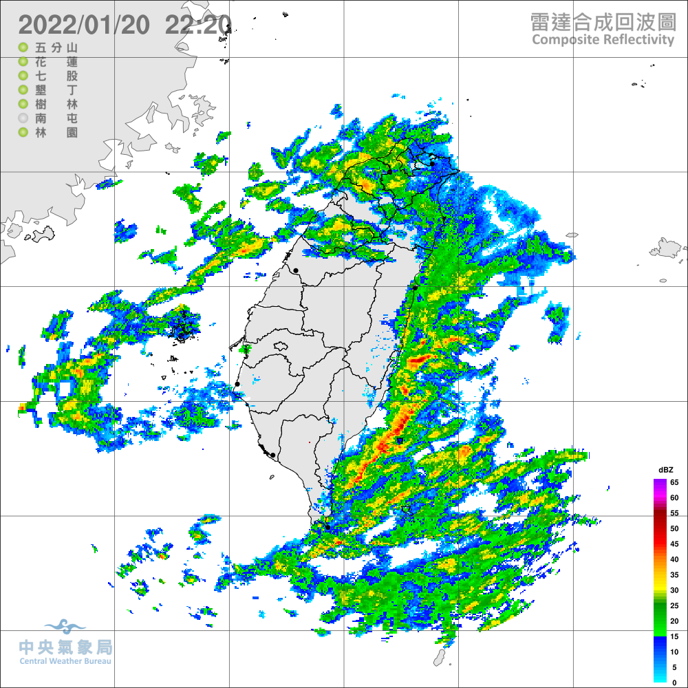 南方雲系及鋒面接力 21日起連3天各地有雨