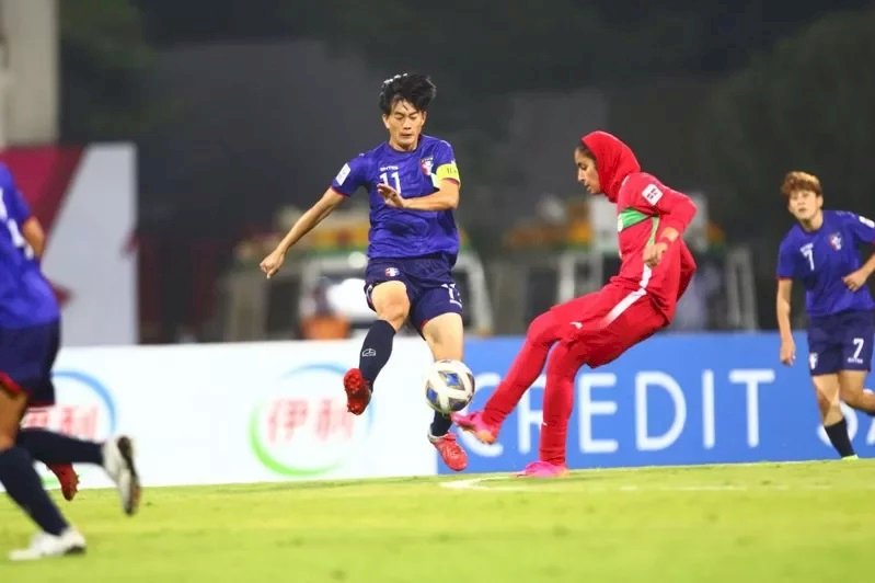 賴麗琴上演帽子戲法 台灣女足勝伊朗晉級8強
