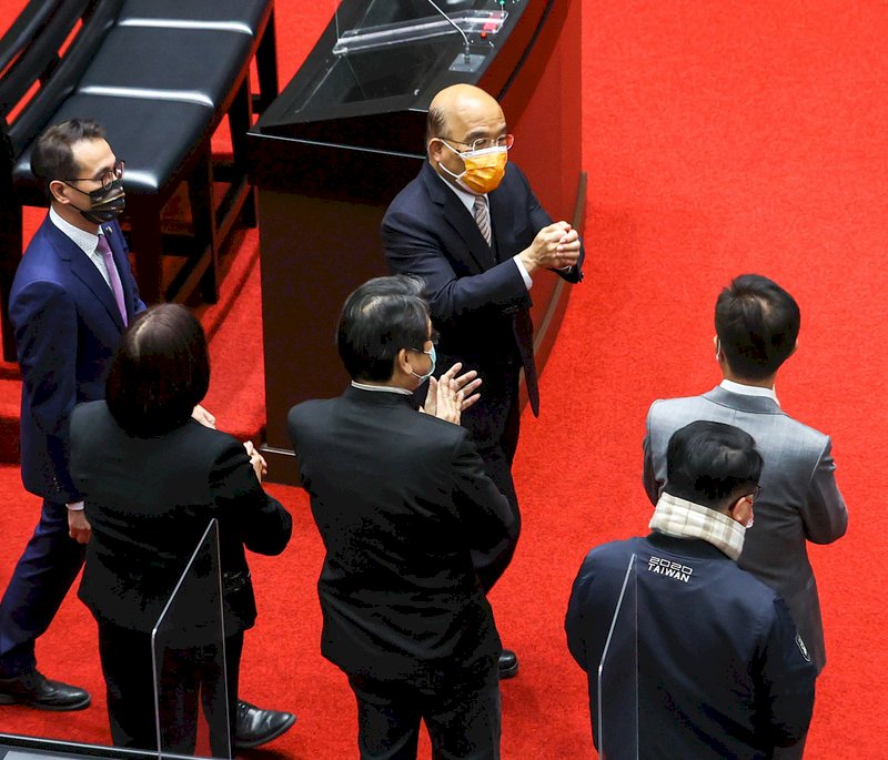 總預算三讀  蘇貞昌：為全民加薪、減稅、增福利