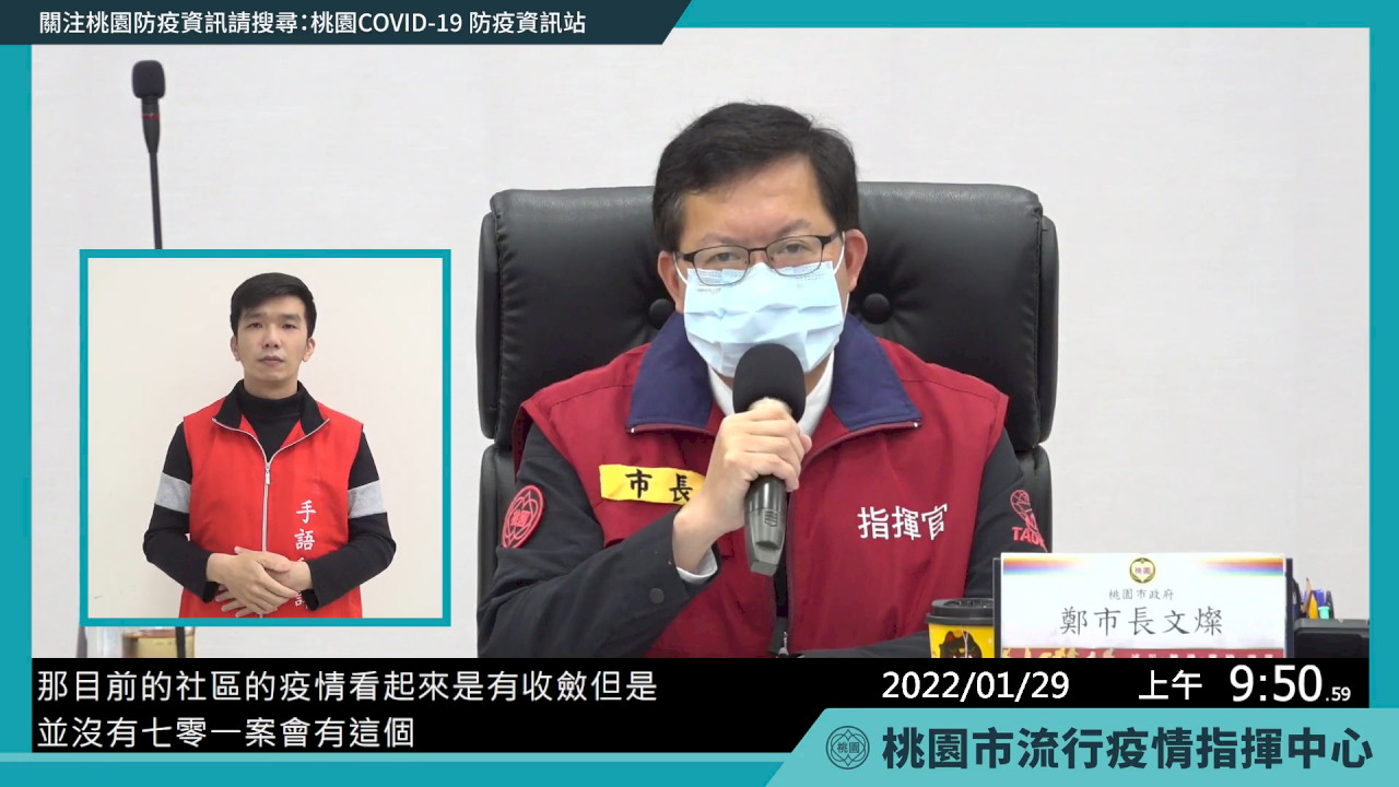 大同派駐桃市府人員染疫 鄭文燦下令全面篩檢
