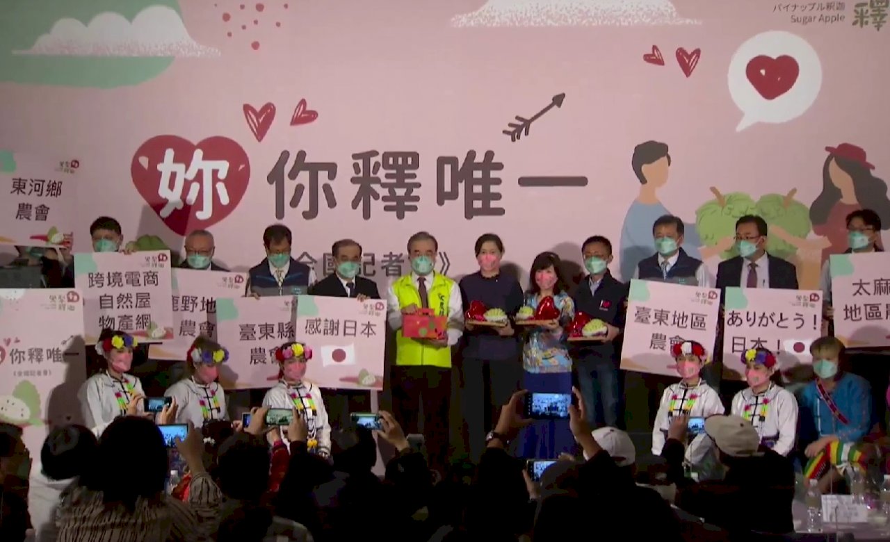 Iku可愛插圖讚台灣鳳梨釋迦 日企業自發應援拼銷售(影)