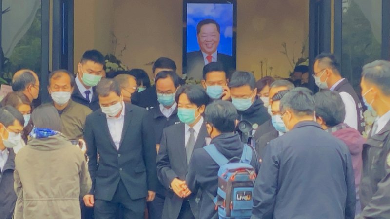 副總統南下弔唁林崑海 感謝他對台灣的付出