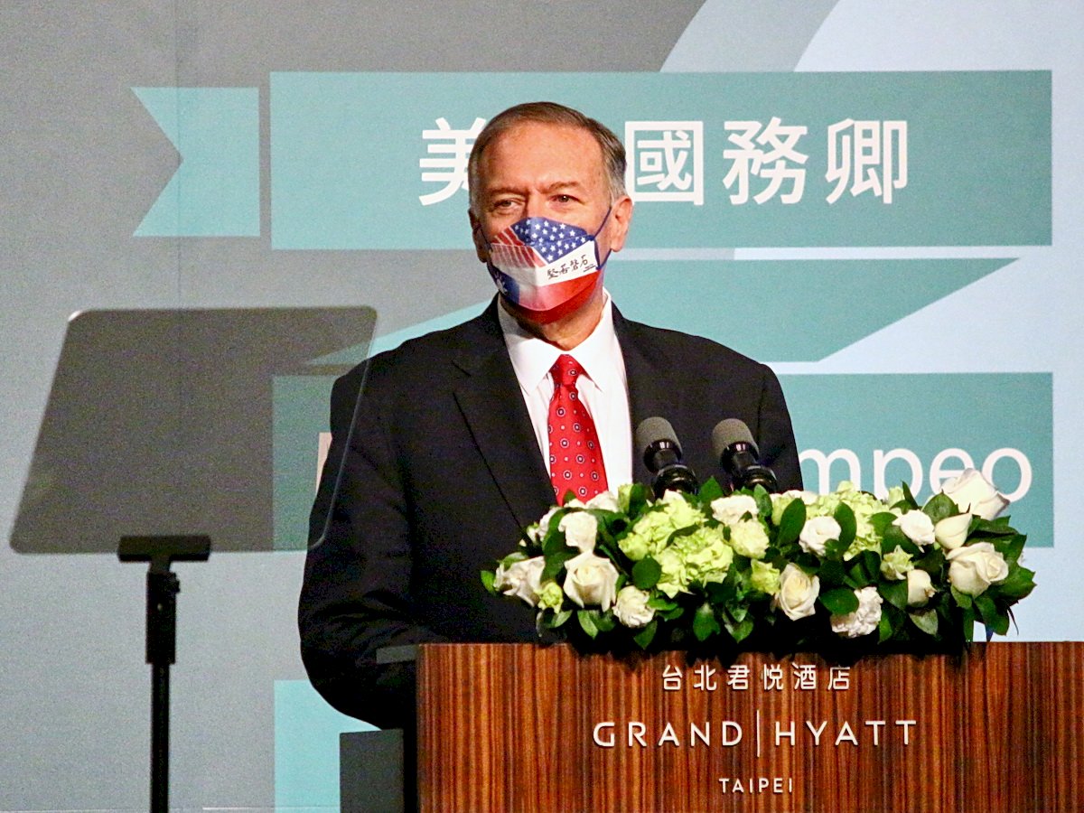 挺自由民主 蓬佩奧：美國政府應外交承認中華民國台灣