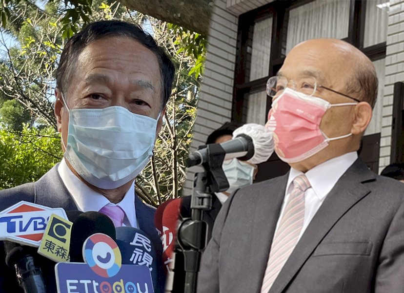郭台銘籲召開高層能源會議 蘇貞昌：各界好的卓見都會謙卑傾聽