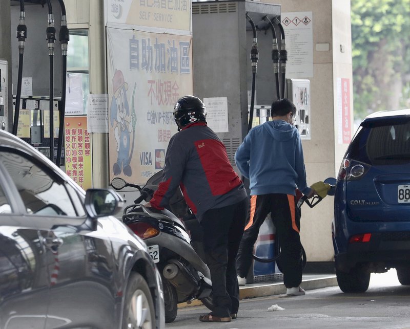 7日起中油汽、柴油各調漲2角