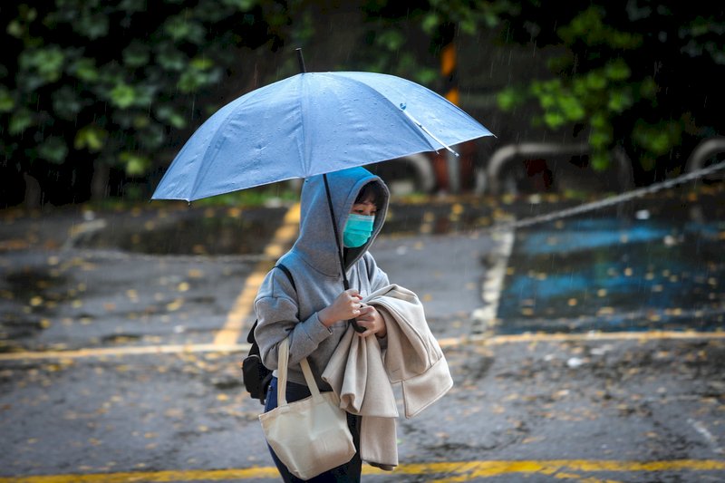 五一補假全台有雨 中部以北最低溫僅15度