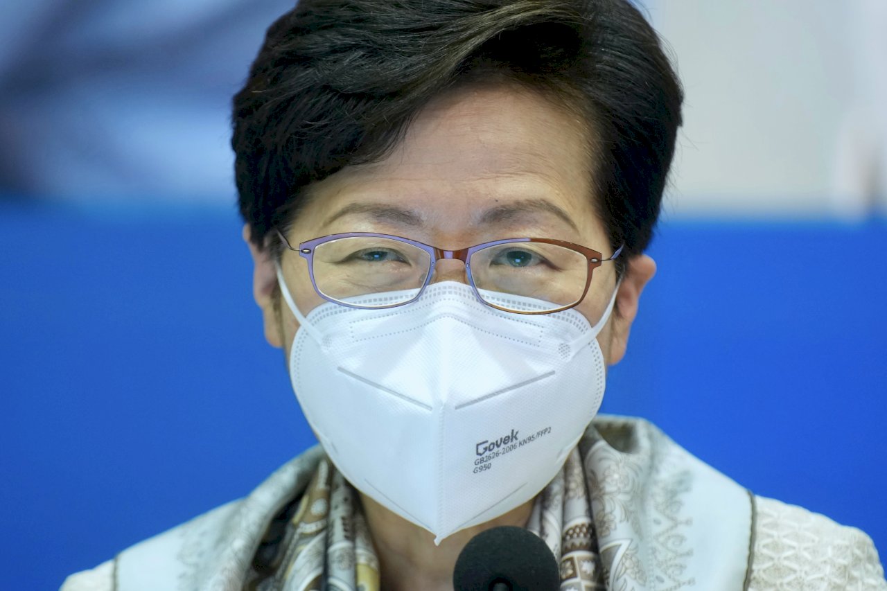 否認延期 林鄭月娥：香港特首選舉按計畫5月8日舉行