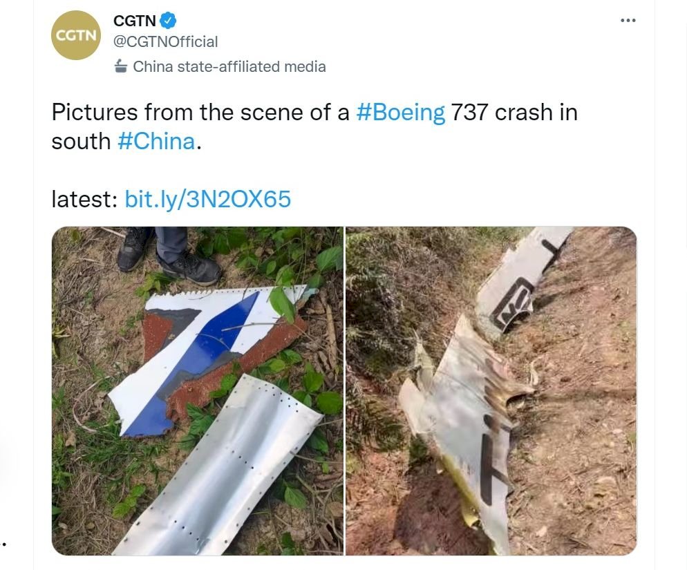 廣西空難機上無外籍旅客 1人臨時退票逃過一劫