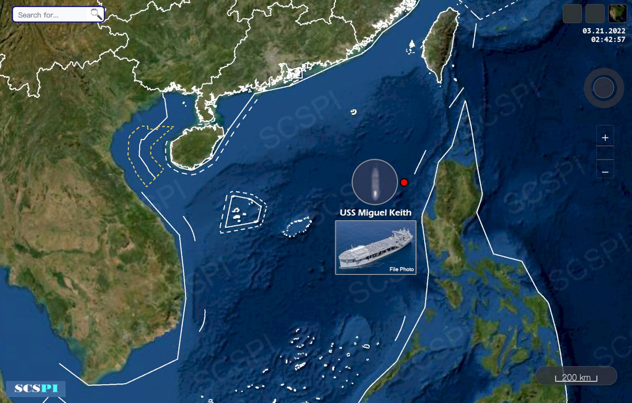 中國官媒：美軍最大型的遠征基地艦首次現蹤南海