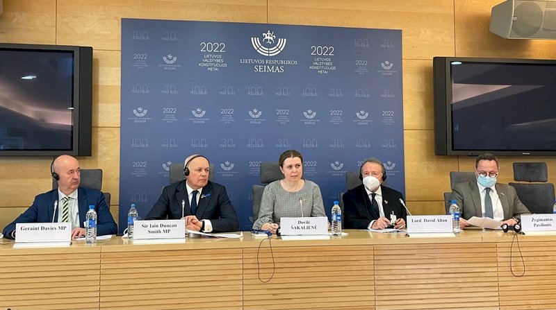 英國、立陶宛議員：捍衛烏克蘭就是保衛台灣