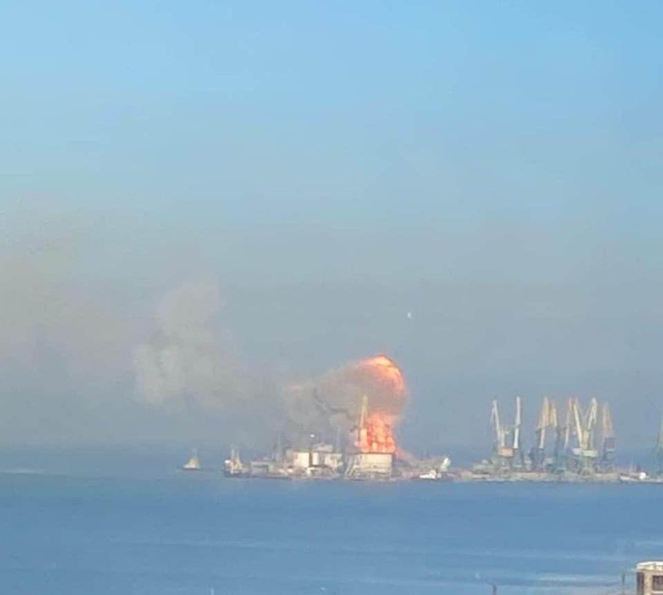 俄國官媒高調報導 大型登陸艦隔天就被烏軍擊毀