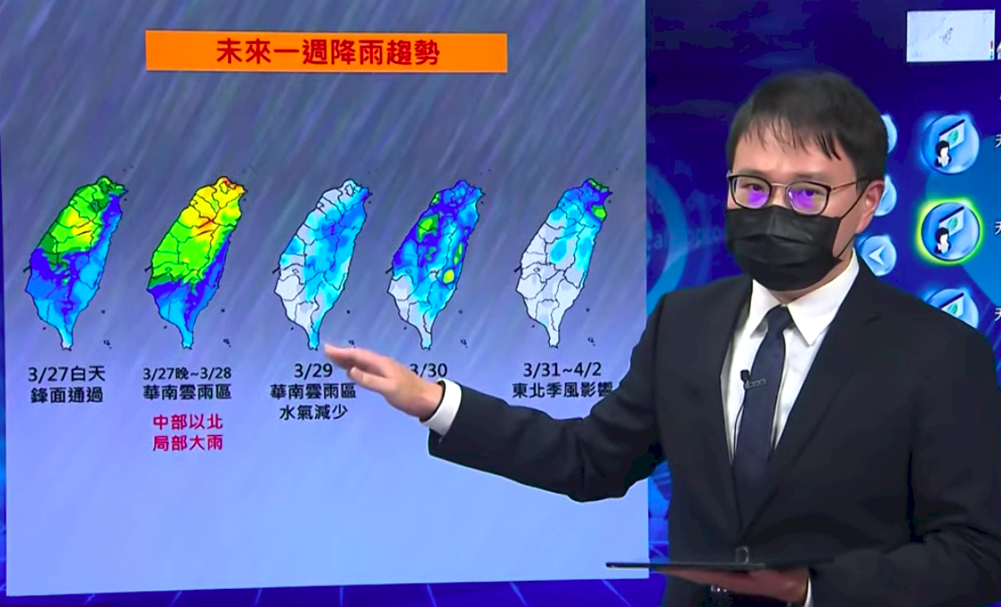 今晚至明清晨低溫下探16度 下週天氣起伏大