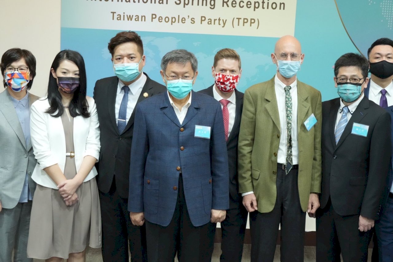 民眾黨宴請各國駐台使節 柯文哲：為執政做準備