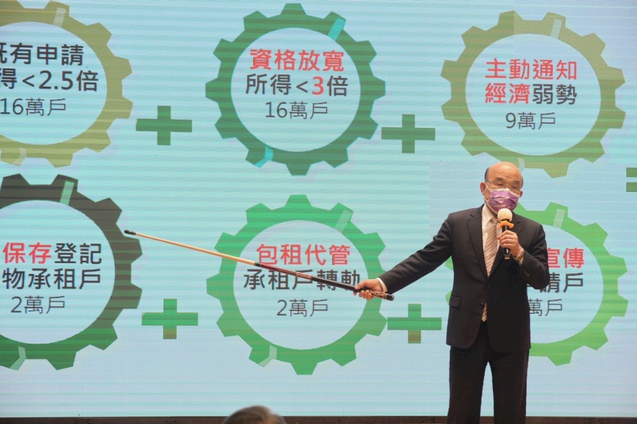 也曾租屋度日 蘇貞昌：政府溫暖大魄力 嘉惠租屋族